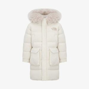 노스페이스 키즈 점퍼 NC1DR57T 샌드 익스플로어 다운 코트 (RDS) 롱다운