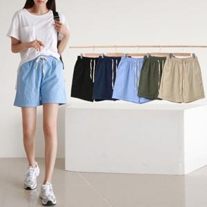 [브이와이][VY] 여자 막입는 스트랩 여름피서 3부숏팬츠 반바지_