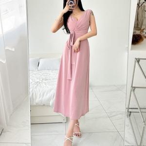 [다잇템][다잇템] 여자 롱 슬리브리스 후레아 원피스_13617562_5