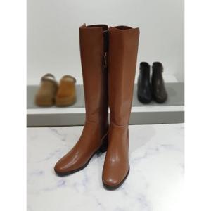 한슈 세이브존03 가죽 디아나 투톤 키높이 여성 롱부츠 4cm AGHS343038gdA