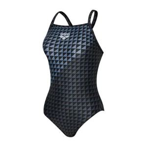 아레나 세이브존08 여성수영복 체크포인트 원피스 드롭백 빅사이즈가능 A5FL1LD07BLK