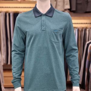 [크로커다일남성]면혼방 요꼬에리 카라티셔츠 CDAABTP379241_SH