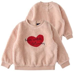 [블루독8-키즈] 핑크 하트퍼스웨트셔츠 면니트 스웨터 여아 겨울티셔츠 두돌선물 초등학생 25C3533450