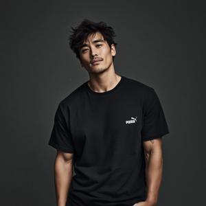 [푸마]푸마 클래식 스몰로고 남녀공용 반팔티 블랙 586668-01