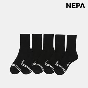 네파 데일리 소프트 쿠션 장목 양말 (5PACK) (7LE8307)
