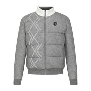 [핑]남성  투톤 방풍 구스 다운 니트가디건 111E4SD311_MG