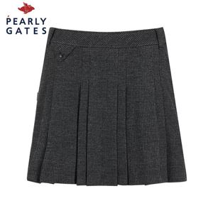 [파리게이츠] 여성 울 라이크 플리츠 백 밴딩 큐롯 스커트