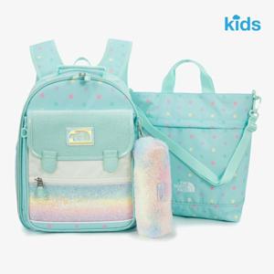 노스페이스 키즈 NM2DS02S 그린 걸즈 캔디 도트 스쿨 팩 신학기 책가방