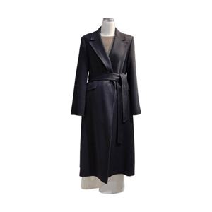 [쥬크]울 블렌드 벨티드 A라인 롱 코트  Z254MSG553