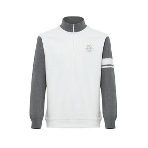 [와이드앵글]남성 TO 스웨터 소매 쿼터집업 티셔츠 M WMW25232W3