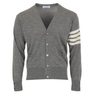 MKC002A Y1014 058 톰브라운 메리노 울 사선완장 클래식 가디건