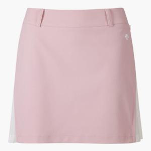 데상트골프스커트 JQS DP32WFSK72-PIKG 여성 사이드 플리츠 포인트 스커트 / SOFT PINK