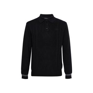 [와이드앵글] 남성 CO 노르딕 케이블 폴로 스웨터 WMU25K71Z1