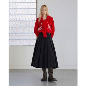 [에고이스트] ER4PS161 A라인 뒷밴딩 롱 스커트 (25년 겨울)