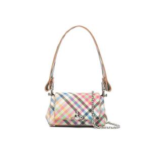 비비안웨스트우드 헤이즐 플레이드 패턴 스몰 숄더 백 4603000WWS001S