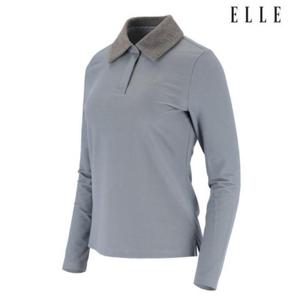 엘르골프 세이브존01 여성 트윌 조직감 카라포인트 폴로 티셔츠 6J85251 804