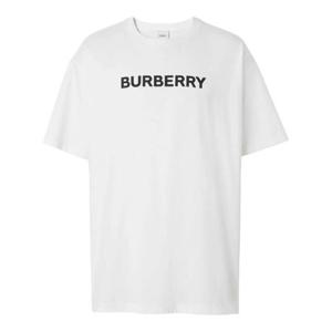 (명품) 버버리 로고 프린트 코튼 티셔츠 8055309