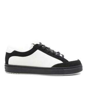 엠포리오아르마니 라운드 토 레이스업 로우탑 스니커즈 EM00478