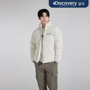 남성 레스터G RDS 하이넥 구스다운 숏패딩 (D/IVORY)  DMDJ63046-IVD