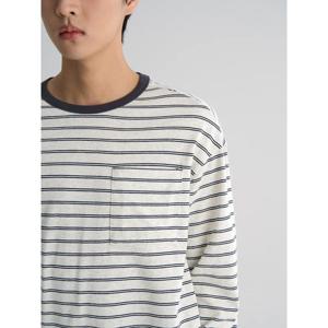 (456141SS20) [에잇세컨즈] 스트라이프 티셔츠  아이보리