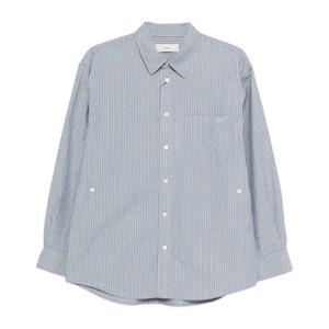 던스트 스트라이프 체스트 포켓 셔츠 UDSH6A105 B2
