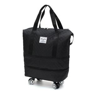 아이러빗 2단 확장 보스턴백(블랙) 바퀴달린 여행가방