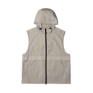 와키윌리자켓 CQK WA2501JK21LK 화섬 슬리브리스 후드점퍼 라이트 카키