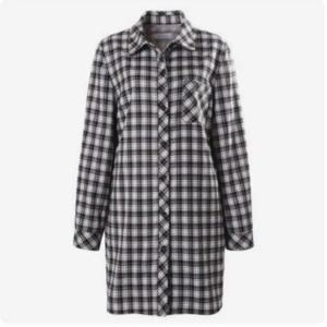 [벨리시앙]체크패턴 카라셔츠자켓 JK2107