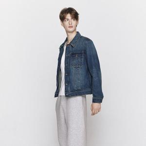 [지오다노]맨즈 데님 자켓 01076502 진청 데님 트러커 076502