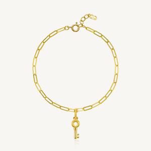 수앤진골드 위시 키 클립체인 팔찌 24K 순금 1.875g