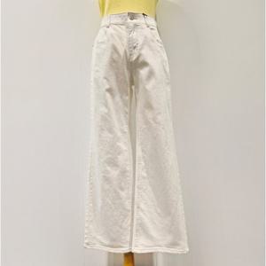 [비지트인뉴욕]화이트 데님 일자 팬츠 VC4DP17