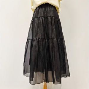 [비지트인뉴욕]허리밴딩 셔링 스커트 VC3SR62