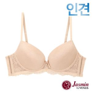 [자스민by비너스]쾌적한 인견 노와이어 레이스 윙 브라1종(JBRA039)75A-90C