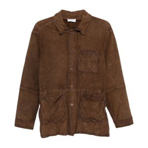 패로슈 버튼 프론트 스웨이드 가죽 재킷 D431845 MARFA066