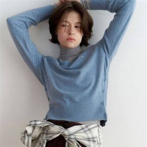 커버낫 여성 브이넥 울 블렌드 니트 CO2504KT78 343340