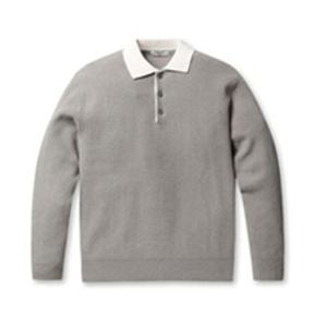 [프로젝트엠]남성 오버핏 버튼 카라 스웨터 EPF4ET1110