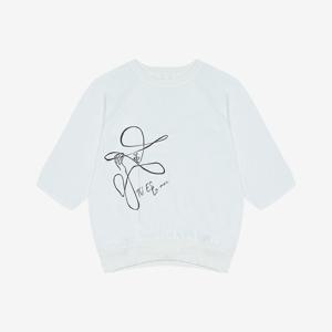 [베스띠벨리]드로잉루즈핏블라우스 BKBAD2485WH