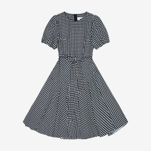 [베스띠벨리]하트패턴라운드넥원피스 BKOAE2535