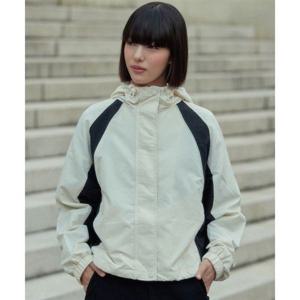 스파오 SPAO 블록 배색 후드 윈드브레이커_SPJJF49GY2 SPJJF49GY2 343528