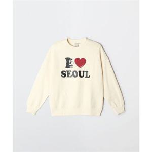 스파오 SPAO (우디) 아이러브서울 스웨트셔츠 (기모)_SPMWFA9G80 SPMWFA9G80 345476