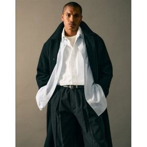 헤지스 HAZZYS [HIS]네이비스트라이프 옥스포드 셔츠 HZSH5F803N2 345524