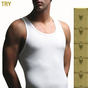 TRY노블마인 뉴100수 민소매런닝5매TMRST08/TMRS03A