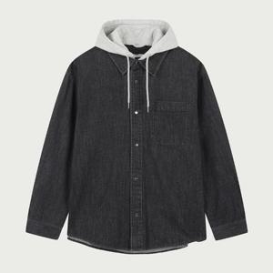 행텐 HC04 디테처블 후드 데님 셔츠 10560-020-212-1