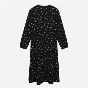 써스데이아일랜드 플라워 핀턱 기모 티어드 원피스 T258MOP247W 352325