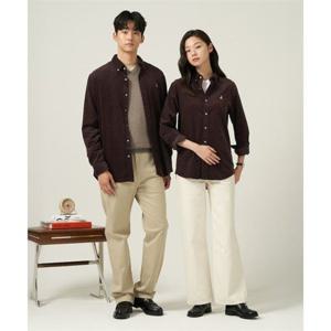빈폴 BEANPOLE MEN 남녀공용 코듀로이 셔츠 브라운 BC5964C33D 350731