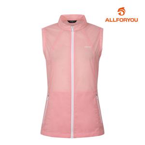 [올포유] 여성 등판 메쉬 솔리드 집업 베스트 AWQVM3491-403