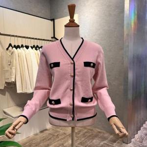 [ab.f.z]AOA1HY551_배색 라인 크롭 단추 가디건