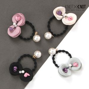 [KNOTXKNOT] 단아한 심플플라워 헤어밴드