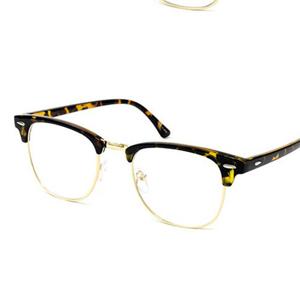 [옷자락]남성 여성 7컬러 반뿔테 하금테 코 받침 안경테