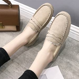 [옷자락]여자 겨울 드라이빙 털안감 모카신 말랑 로퍼 슈즈